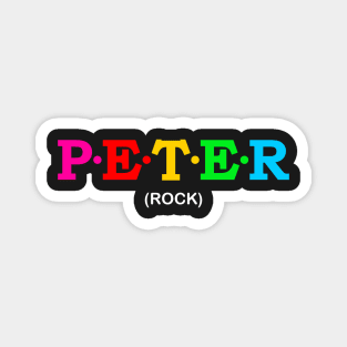 Peter - Rock. Magnet