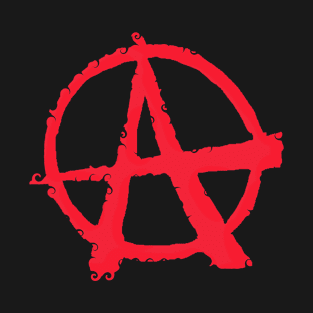 Indie Retro Ananrchy Punk Symbol T-Shirt