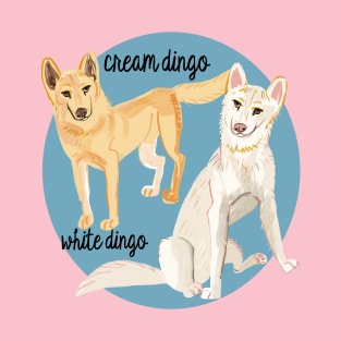 White and cream dingoes T-Shirt