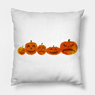 Pumpkins Inspired Silhouette Pillow