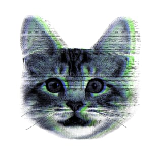 Glitch house cat T-Shirt