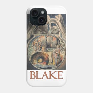 Behemoth and Leviathan by William Blake Phone Case