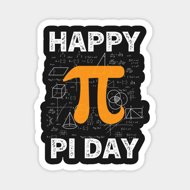 Happy Pi Day Mathematic Math Teacher Leopard Rainbow Magnet by TeeAMS