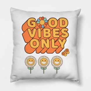 Sunflower Power, Good Vibes Only Pillow