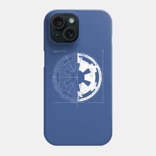 Imperial Blueprint Phone Case