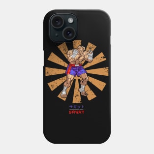 Sagat Retro Japanese Street Fighter Phone Case