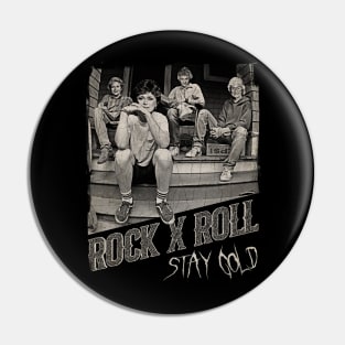 Rock X Roll Stay Gold Pin