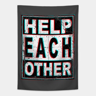 Help Each Other Tapestry