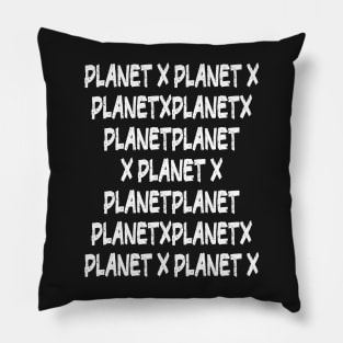 Planet X Space Logo Science Fiction Sci fi Pillow