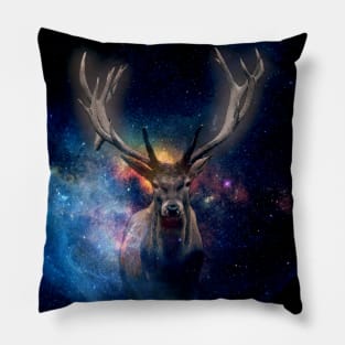 Deer Power Animal Pillow