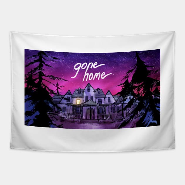 gone home Tapestry by ilvms