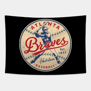 Hank Aaron Atlanta Braves 2 by Buck Tee Tapestry