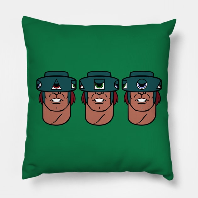 Triple Eyes Pillow by NWJAY