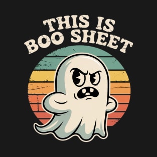 This Is Boo Sheet Ghost Halloween Costume Men Women T-Shirt