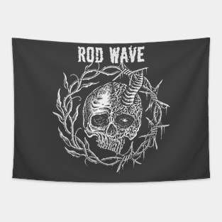 Former Devil Rod Wave Tapestry