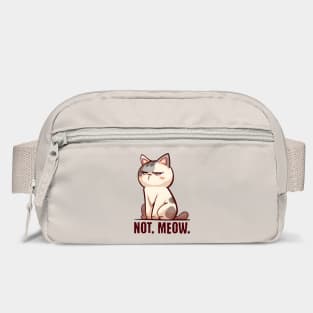 Grouchy Cat says Not Meow Bag