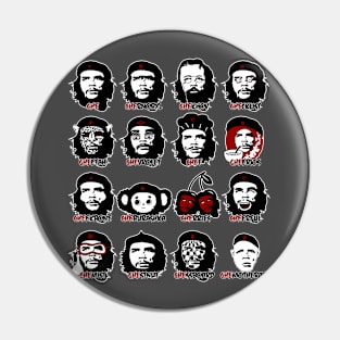 Che Guevara x16 Creative Wordplay Mashup Design Pin