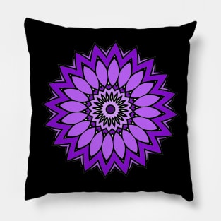 Purple Kaleidoscope Pillow