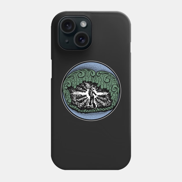 Diver sea weed kelp Phone Case by Redmanrooster