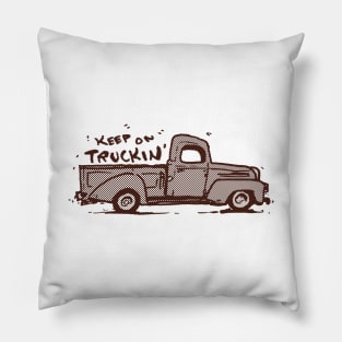 Keep on Truckin' Pillow