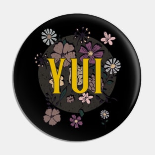 Aesthetic Proud Name Yui Flowers Anime Retro Styles Pin