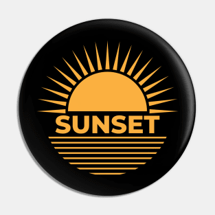 Sunset Pin