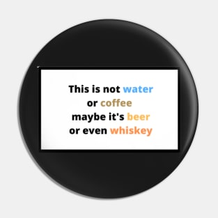 Funny phrase for mug, bottle or stickers!! Pin