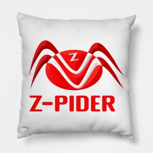 spider funny red Pillow