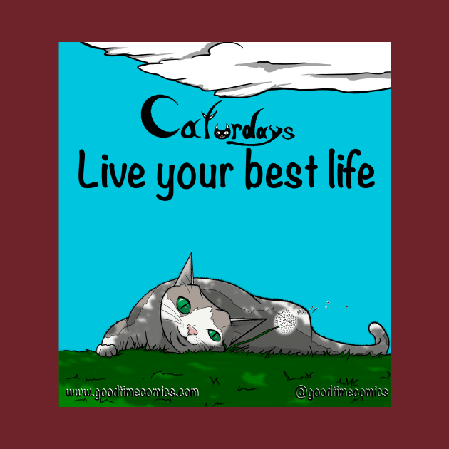 Live your best life caturdays by Goodtimecomics