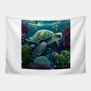 Aquarium II Tapestry