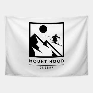 Mount Hood Oregon United States Ski Tapestry