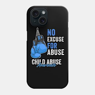 Child Abuse Prevention Awareness Month Blue Ribbon gift idea Phone Case