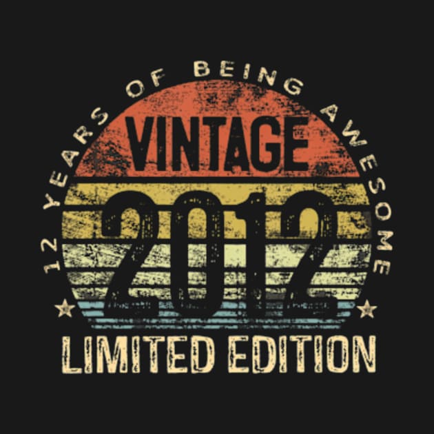 Year Old s Vintage 2012 Limited Edition 12th Birthday by Daysy1