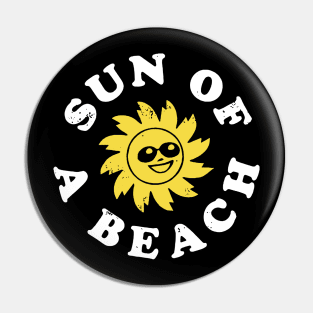 Sun of a Beach Pin