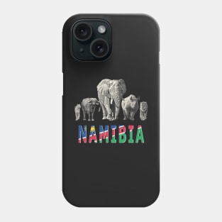 Africa's Big Five Namibia Pride Wildlife Phone Case