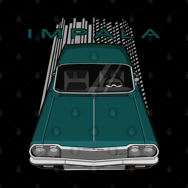 Chevrolet Impala SS 1964 - lagoon aqua by V8social