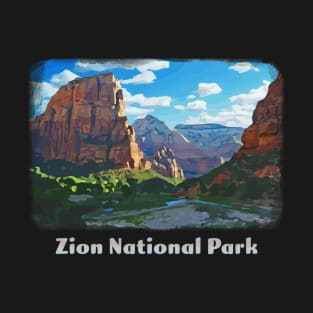 Zion National Park Utah colorful vintage retro T-Shirt