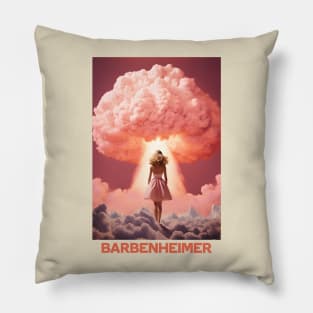 Barbie x Oppenheimer | Barbenheimer retro Pillow