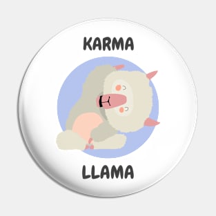 Karma Llama Pin