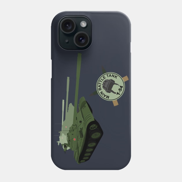 Soviet main battle tank T-54 Phone Case by FAawRay