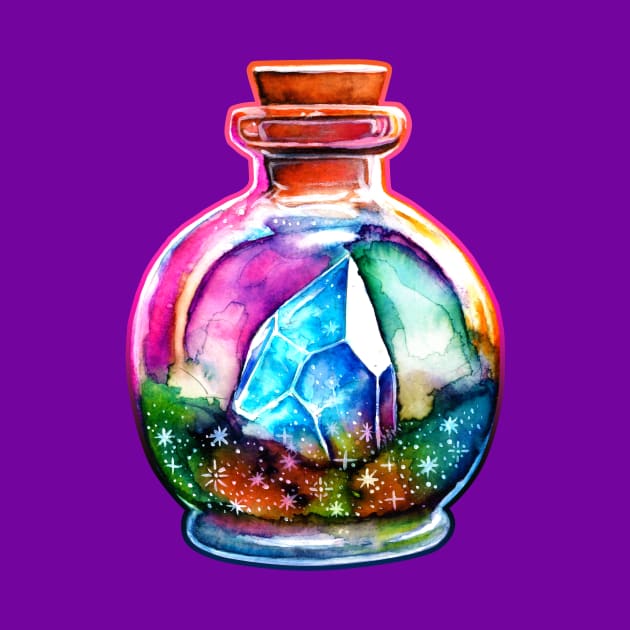 Magic Crystal Potion Bottle by Leaky Pen Productions