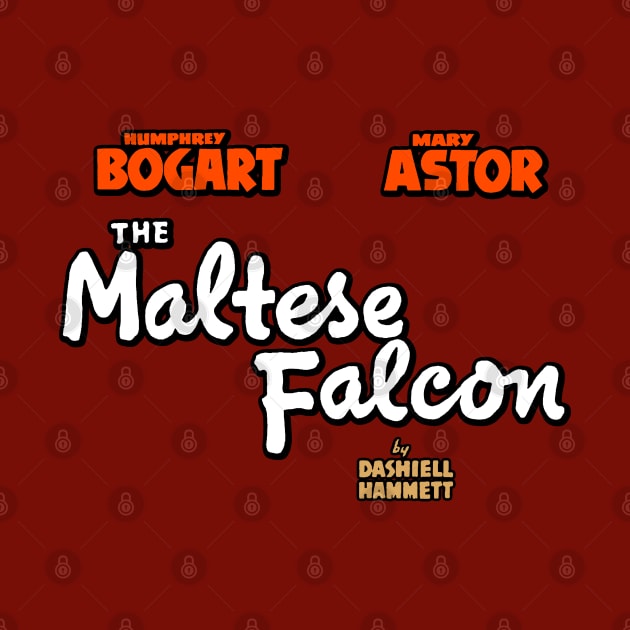 The Maltese Falcon Starring Humphrey Bogart by Noir-N-More