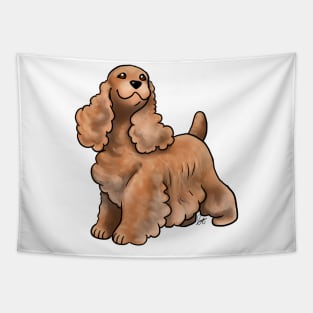 Dog - Cocker Spaniel - Red Golden Tapestry