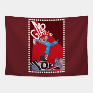 No Girl's Toy! Tapestry