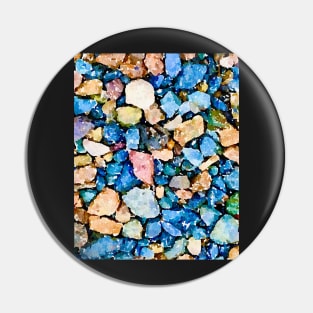 Beach pebble art Pin