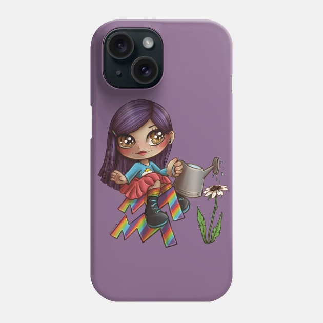 Zodiac Girl Aquarius The Waterbearer Phone Case by thewickedmrshicks