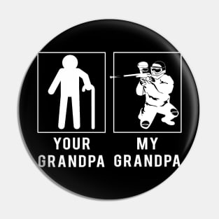 paintball your grandpa my grandpa tee for your grandson granddaughter Pin