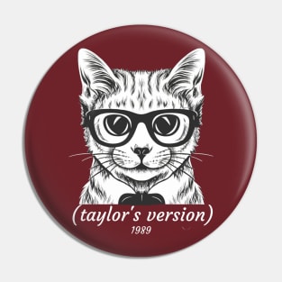 1989 taylors version cool cat Pin