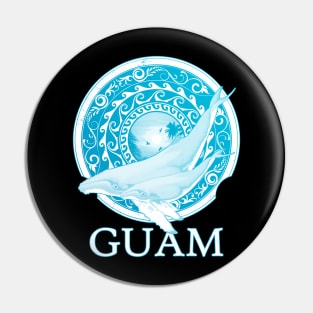 Humpback Whales Guam Pin