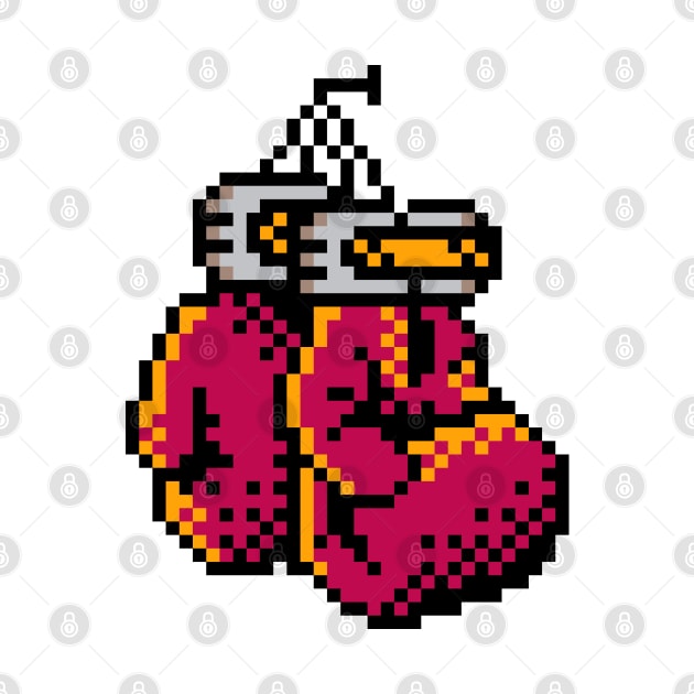 Boxing Gloves Pixel Art by CyberRex